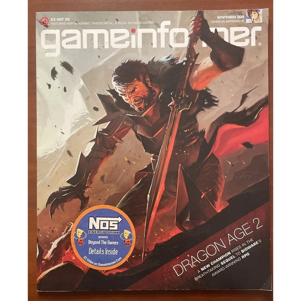 Lot of 3 Game Informer Magazines #191-193 Assassins Creed 2, God Of War 2